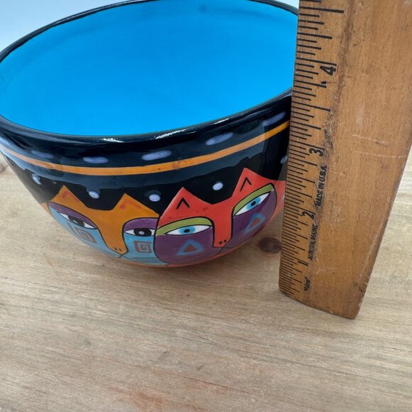 Laurel Burch large Cat Soup coffee Mug Ganz Ceramic,Coffee Soup Cup Mug Oversize - Picture 6 of 7